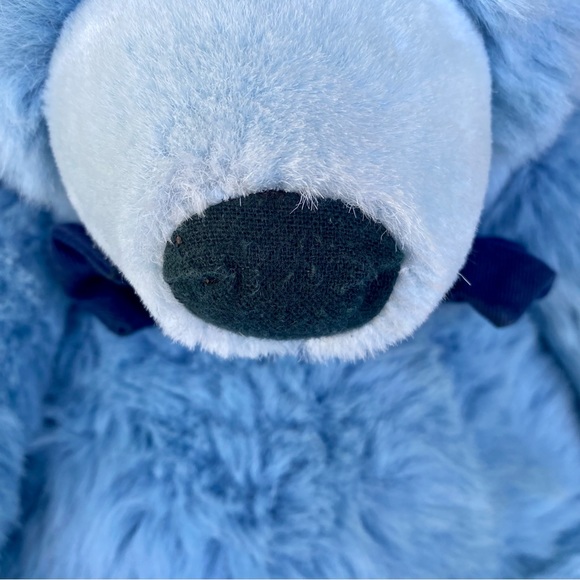 Large Baby Size Big Blue Bear Plushie Stuffed Animal - Picture 9 of 13